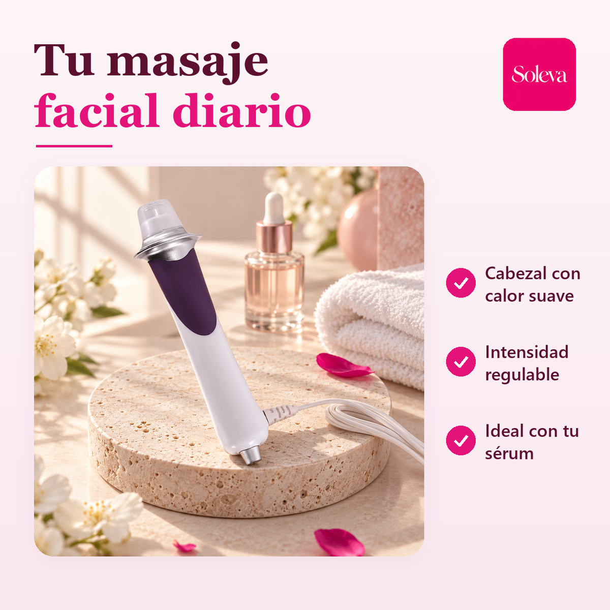 Masajeador Facial Térmico: ventajas