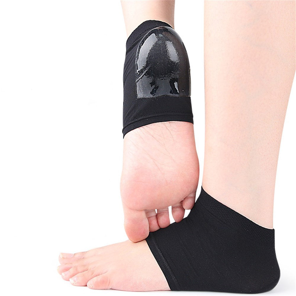 Funda de gel para talón puesta
