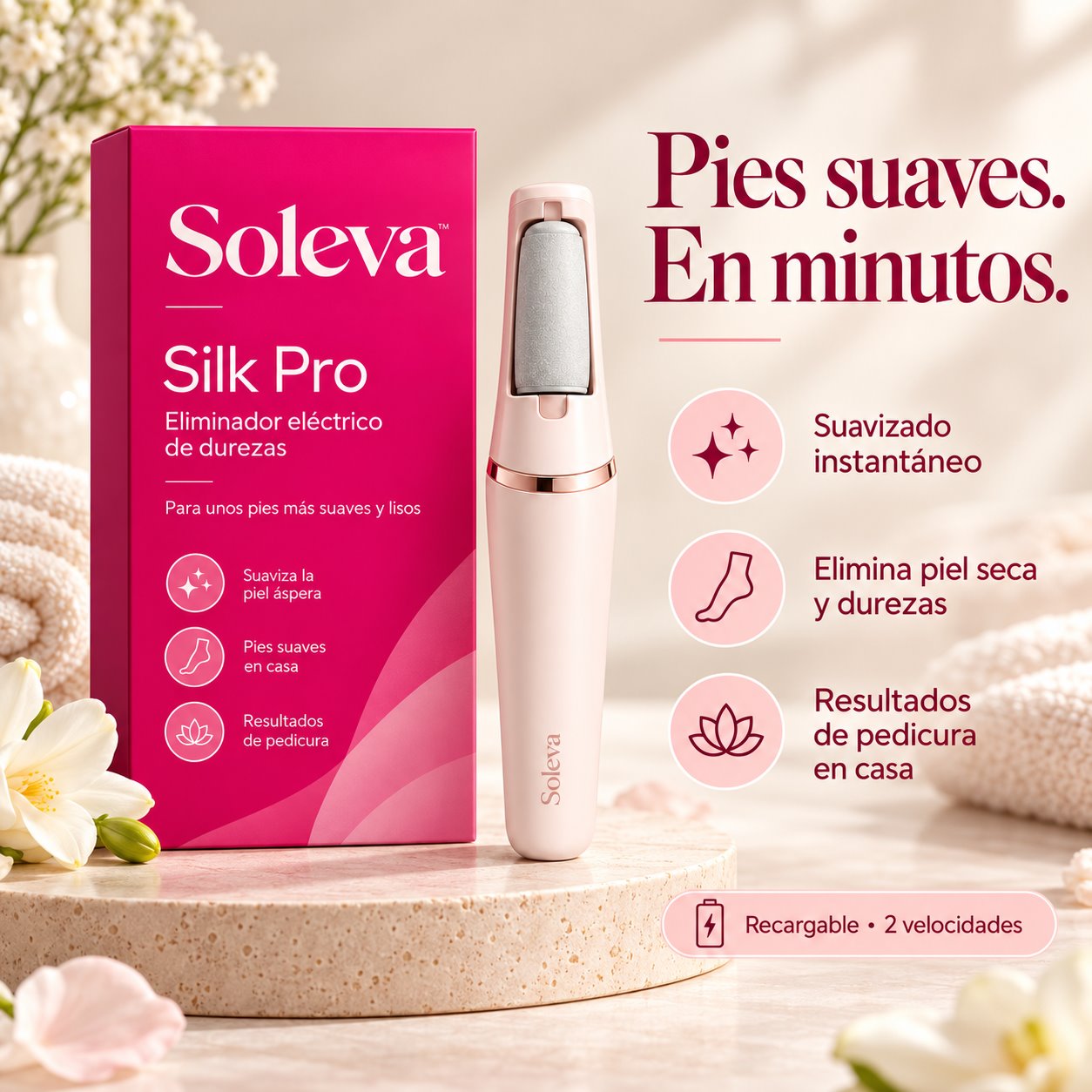 Tus pies, como recién salidos del spa.